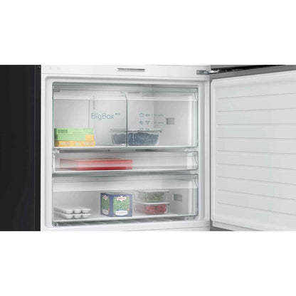 Siemens iQ700 682 L Bottom Freezer Refrigerator – Dark Inox Anti-Fingerprint