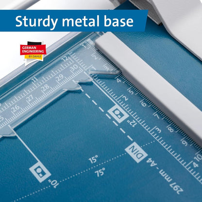 Dahle 507 Craft Creative DIN A4 Self-Sharpening Paper Trimmer | Safety Cutting Protection | Blue | DHL 00507-24040
