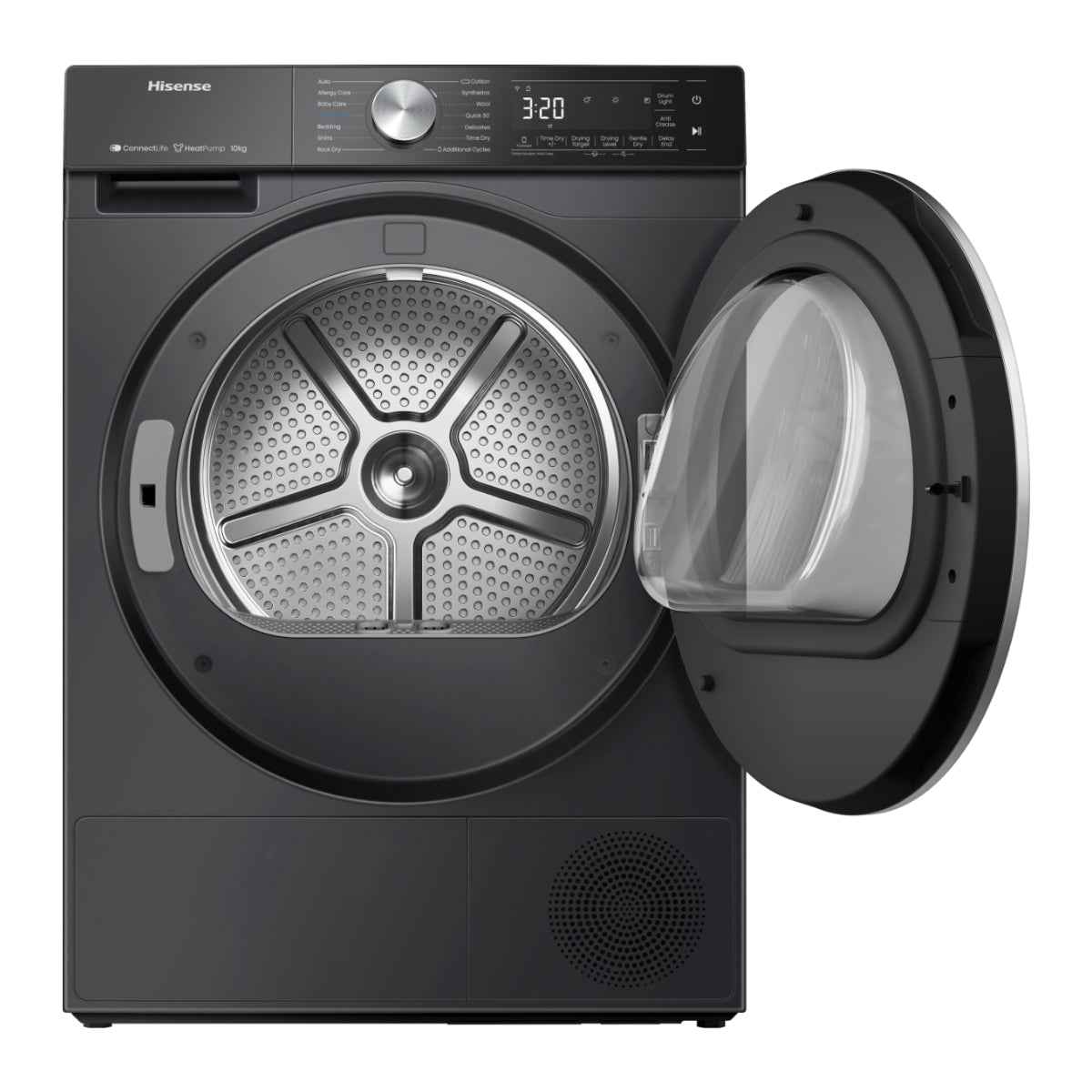 Hisense 5S Series DH5S102BB – 10kg Heat-Pump Tumble Dryer (Black)