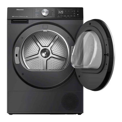 Hisense 5S Series DH5S102BB – 10kg Heat-Pump Tumble Dryer (Black)