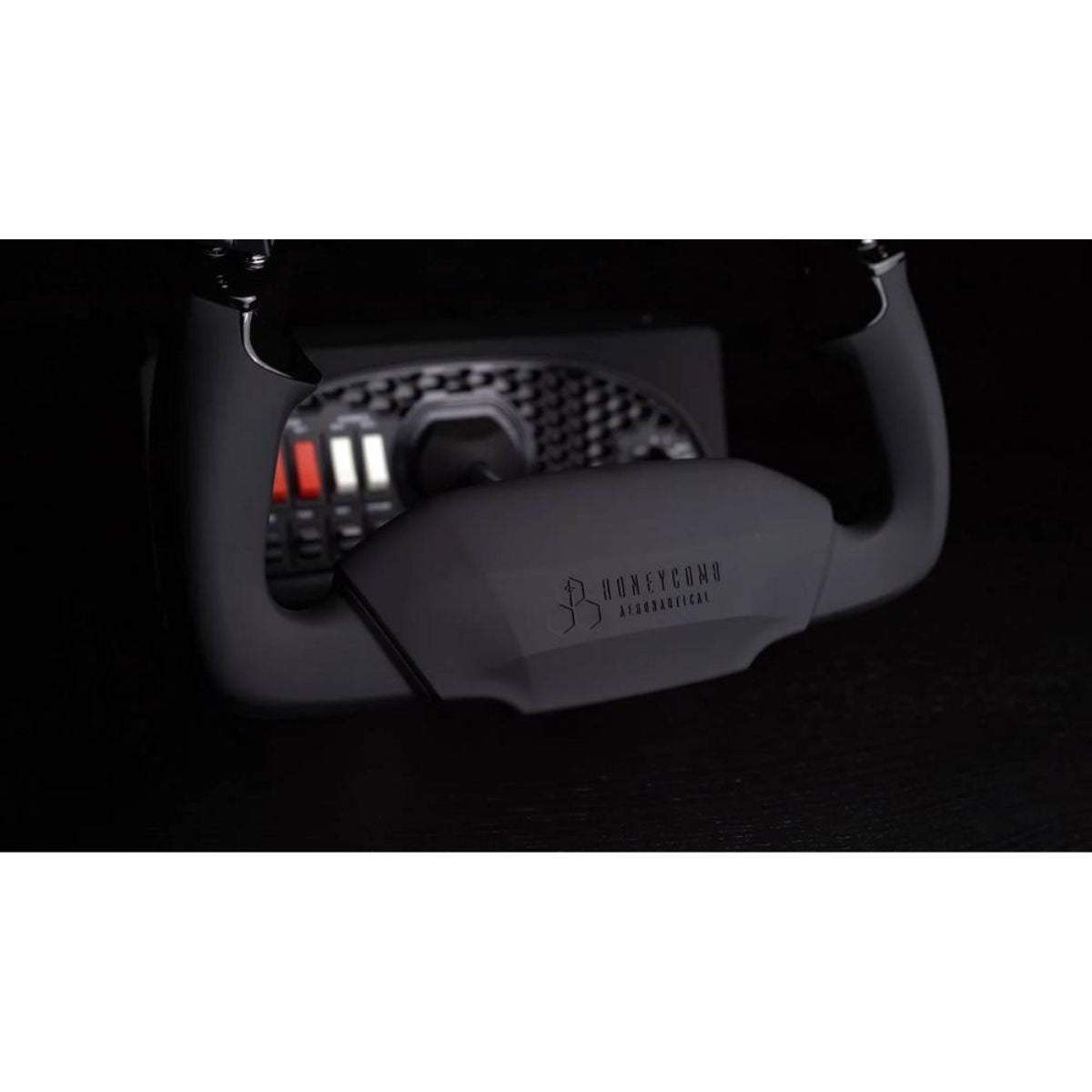 Honeycomb Aeronautical Alpha Flight Controls XPC, Xbox Series X|S & PC Flight Simulator Yoke System, 180° Yoke Rotation, 8-Way Hat Switch, Universal Panel Mounting, Black | HC003653