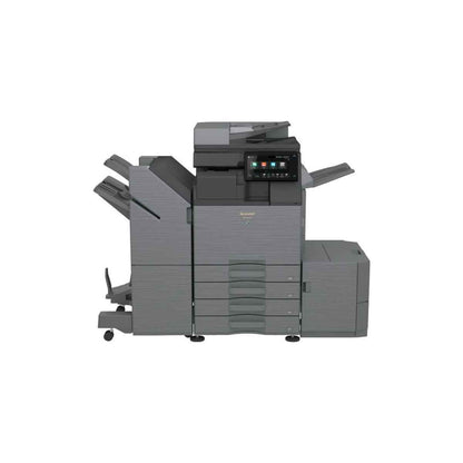 SHARP BP-50C31 A3 Color MFP Laser Printer, 31PPM Print Speed, Std 650 Max 6,300 Sheets Paper Capacity, 128 GB SSD, 1200 DPI, 10.1" Touch Panel, Smart Scanning, Gray | BP-50C31
