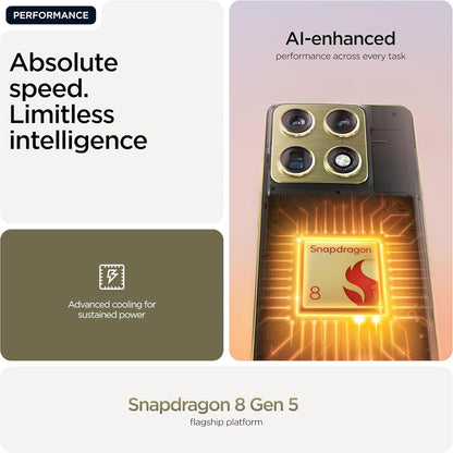 Motorola Signature 5G Smartphone, 16GB RAM + 16GB RAM Boost, 512GB Storage, OIS AI Camera, Extreme AMOLED 165Hz Display, Android 15, PANTONE Martini Olive, Complimentary Item Included
