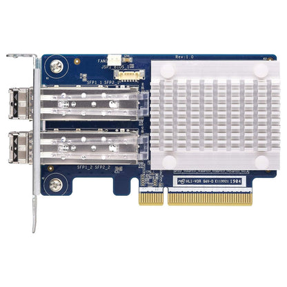 QNAP QXP-16G2FC Dual-Port 16Gb Fibre Channel Expansion Card with SFP+ Transceivers