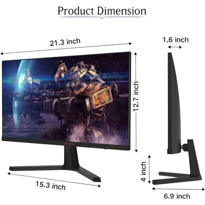 Koorui 24E4 Gaming Monitor – 24" FHD VA Display, 165Hz Refresh Rate, 1ms (MPRT), AdaptiveSync, 85% DCI-P3 Color Gamut