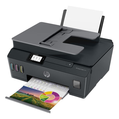 Hp Smart Tank 615 Wireless, Print, Copy, Scan, Fax, Automated Document Feeder, All In One Printer, Print Up To 18000 Black Or 8000 Color Pages, Black [Y0F71A]