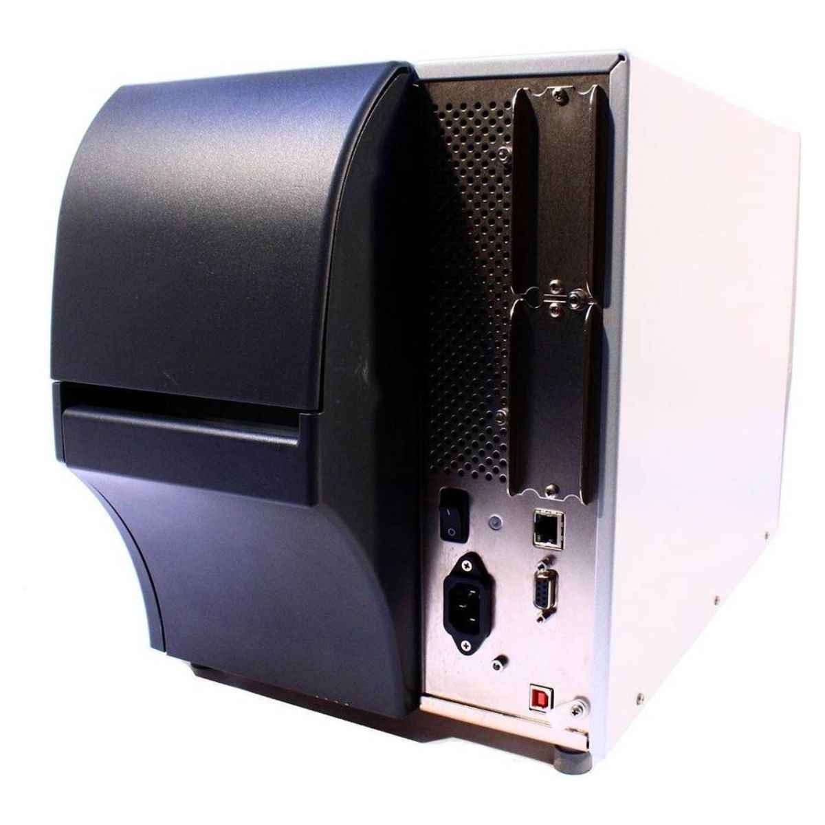 Zebra ZT411 Heavy Duty Barcode Label Printer, 300dpi Print Resolution, 14.0 ips Print Speed, LCD Display, Thermal Transfer, 4.1" Print Width, USB, Ethernet, Bluetooth, Gray