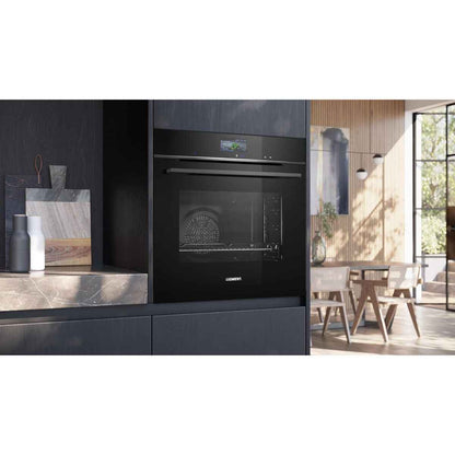 Siemens iQ700 60cm Home Connect Built-In Electric Oven – 71L, Fan-Assisted Cooking, German Engineered (Model: HB776GKB1M)