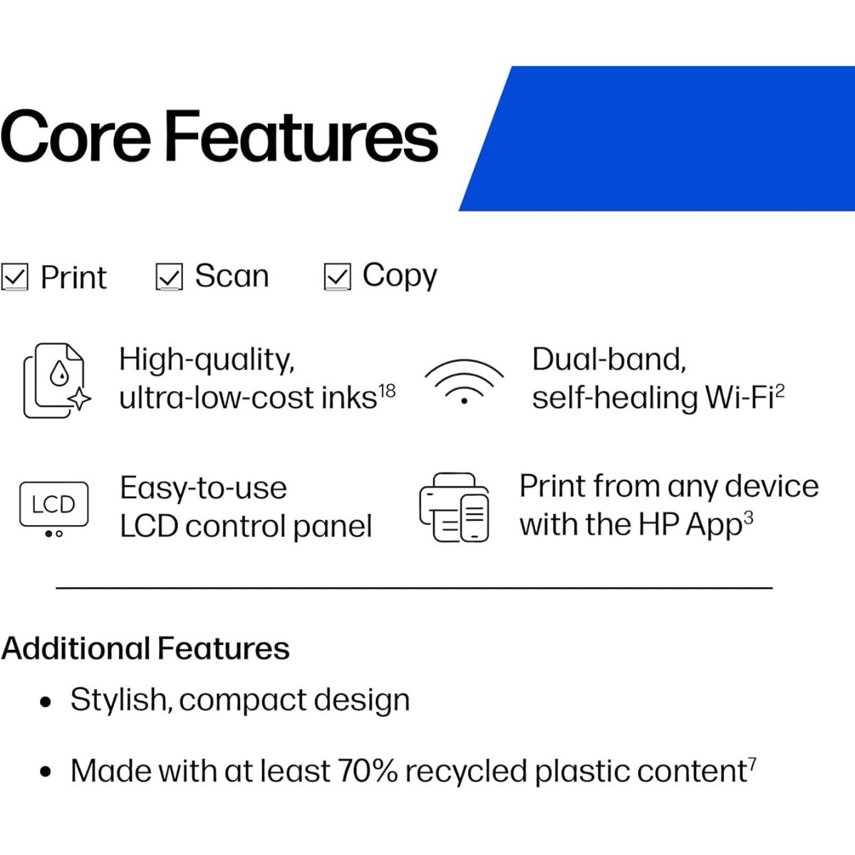 HP DeskJet Ink Advantage Ultra 5127 All-in-One Inkjet Printer – Print, Scan & Copy, Wireless Connectivity | 89F94A