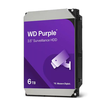 WD Purple Surveillance Hard Drive – 1TB to 8TB, Optimized for 24/7 CCTV Systems