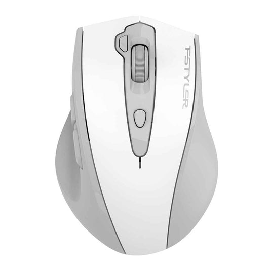 A4Tech Fstyler FG55 Plus / FG55S Plus Wireless Mouse – 2.4GHz, Adjustable DPI, Silent Click (Black / White)