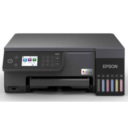 Epson EcoTank L8100 A4 3-in-1 Photo Printer, Epson Smart Panel App, Ink Tank System, 5.400 Pages, 1.500 Photos Color Yield, 1200 DPI x 4800 DPI, 37dB Noise Level, Black | EcoTank L8100