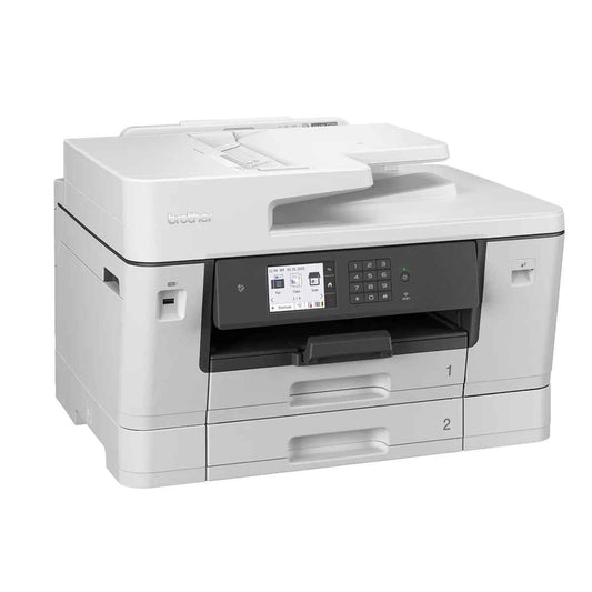 Brother J3940DW MFC A3 Inkjet Printer, Up to 28.0/28.0 ipm Print Speed, Up to 1200 4800 dpi, 3.5" TFT Touch LCD, Up to 500 +100 Sheets Multi-purpose Tray, Wi-Fi / USB 2.0