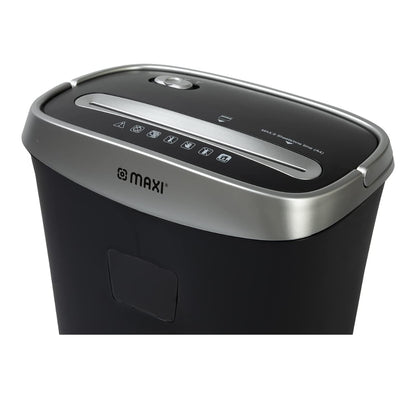 Maxi Paper Shredder CrossCut DM060C – High Security Cross-Cut, 6-Sheet Capacity, 14L Bin, Compact Office &amp; Home Use, Black