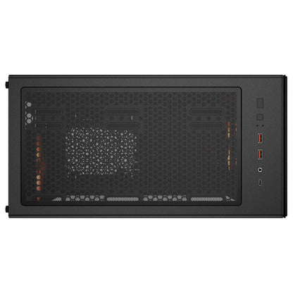 Cougar MX220 RGB Mid Tower Computer Case, 4x 120mm ARGB Fans, 360mm Radiator Support, Ultraslim Mesh Front Panel, Black | 382AC80.0001