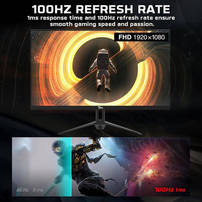 Twisted Minds Eco Series 24″ FHD Gaming Monitor – IPS, 100Hz, 1ms, Built-In Speakers | TM24FHD100IPS