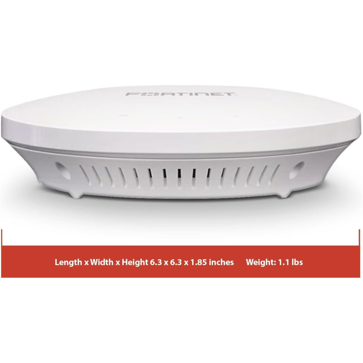 Fortinet | FAP-221E-A | FortiAP-221E Indoor Wireless Wave 2 AP - Dual Radio (802.11 a/b/g/n and 802.11 a/n/ac, 2x2 MU-MIMO), 1 x GE RJ45 Port, Ceiling/Wall Mount kit Included. 4 Internal Antennas