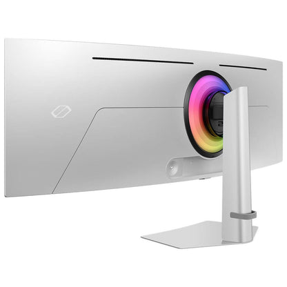 Samsung Odyssey G9 G93SC Curved Gaming Monitor | 49" Dual QHD OLED Display | 240Hz Refresh Rate | 0.03ms (GtG) Response Time | FreeSync Premium Pro &amp; G-SYNC Compatible | White | LS49CG934SMXUE
