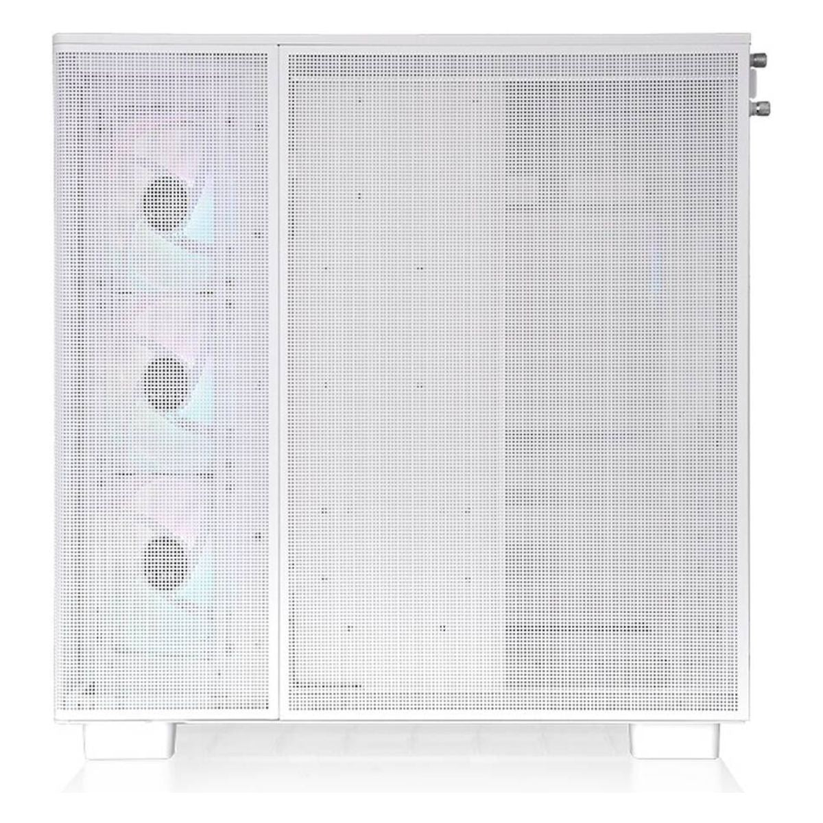Thermaltake View 380 XL TG ARGB Mid Tower PC Case, 4x 120mm aRGB Lite Pre-Installed Fans, Up to 360mm Radiator & 10x Fan Support, USB Type-C x1, USB 3.0 x2, HD Audio, White | CA-11E-00M6WN-00