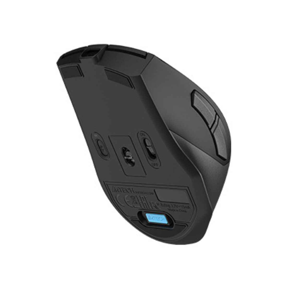 A4Tech FB45CS Wireless Bluetooth Mouse – Dual Mode, Rechargeable, Silent Click, Ergonomic Design (Metallic Gray)