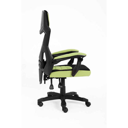 GamerTek Ignite Gaming Chair – Breathable Mesh & Fabric, Ergonomic Design, 120kg Capacity