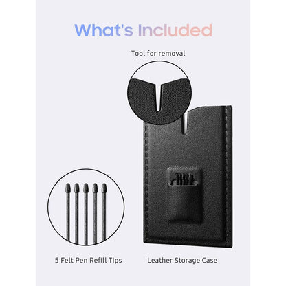 iFLYTEK AINOTE Air 2 Stylus Pen Replacement, 5-Pack, Black | XF-DX-W3TI