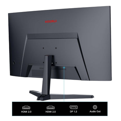 KOORUI 24E6CA Curved Gaming Monitor – 24" FHD VA Display, 165Hz Refresh Rate, 1ms Response Time, sRGB 99% Color