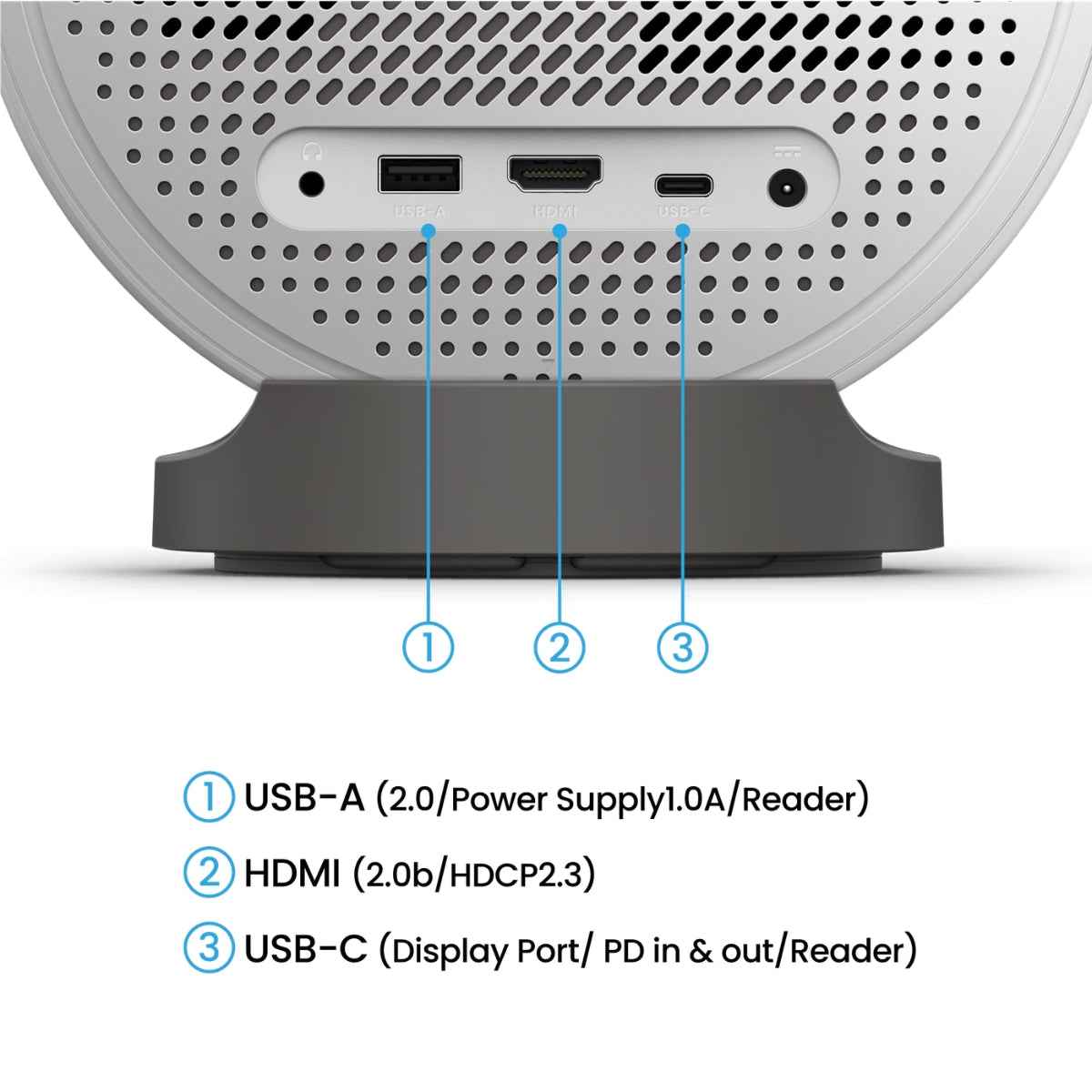BenQ GV50 Portable Smart Laser Projector – 1080p Full HD, 500 ANSI Lumens, Google TV, Bedside Ceiling Projection, Wireless Streaming | GV50