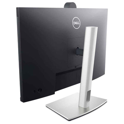 Dell Conferencing Monitor, 23.8" FHD IPS Display, 60Hz Refresh Rate, 5ms (Fast GtG) Response Time, Built-In 4mp RGB + IR 2K Camera, 2x 5w Built-In Speaker, ComfortView Plus, Silver