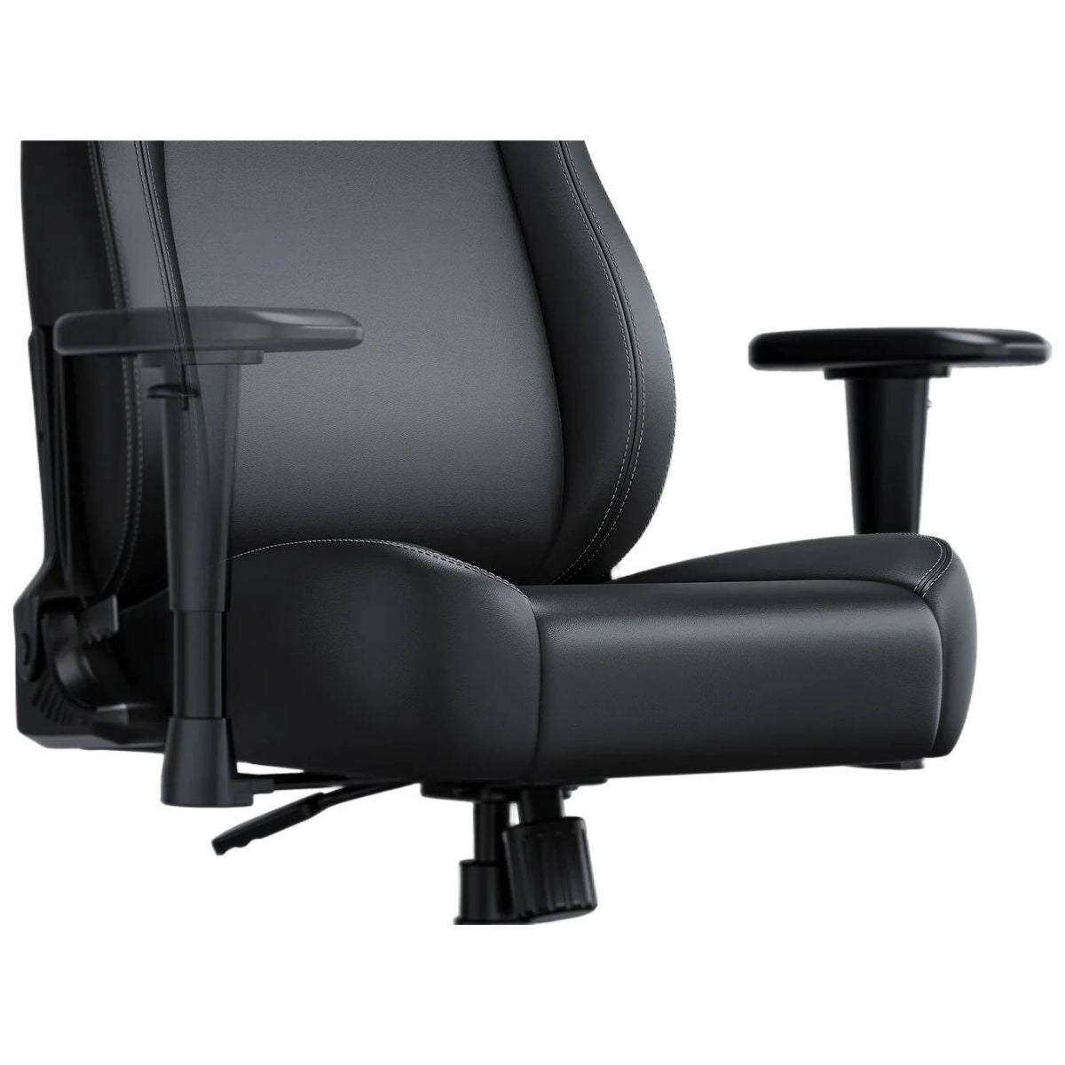 AndaSeat Novis Series Gaming Chair | Large Size | Premium PVC Leather Upholstery | 5cm Raised Seat Sides | Ergonomic Design | Elegant Black
