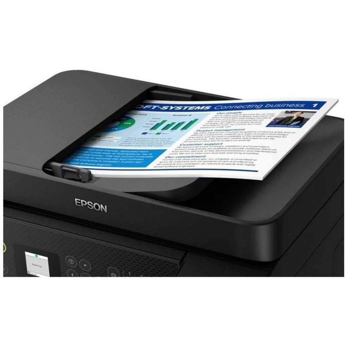 Epson EcoTank L5290 All-in-One Ink Tank Printer | Print, Scan, Copy &amp; Fax | Wi-Fi | ADF | Ink Filled Machine | With Box | L5290