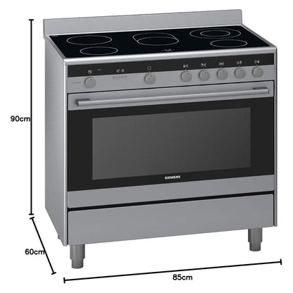 Siemens HY738357M 90x60 cm Ceramic Cooker – Spacious Cooking Capacity, Modern Design, Reliable Everyday Performance