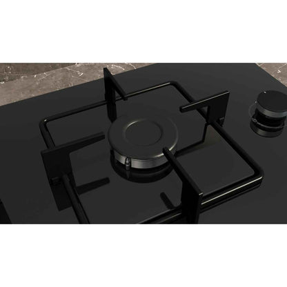 Siemens iQ300 60 cm Gas Hob with 4 Powerful Burners, German Engineering Hob, Espresso Cross Support, and Premium Steel Pan Supports, Model EO6C6PP30M