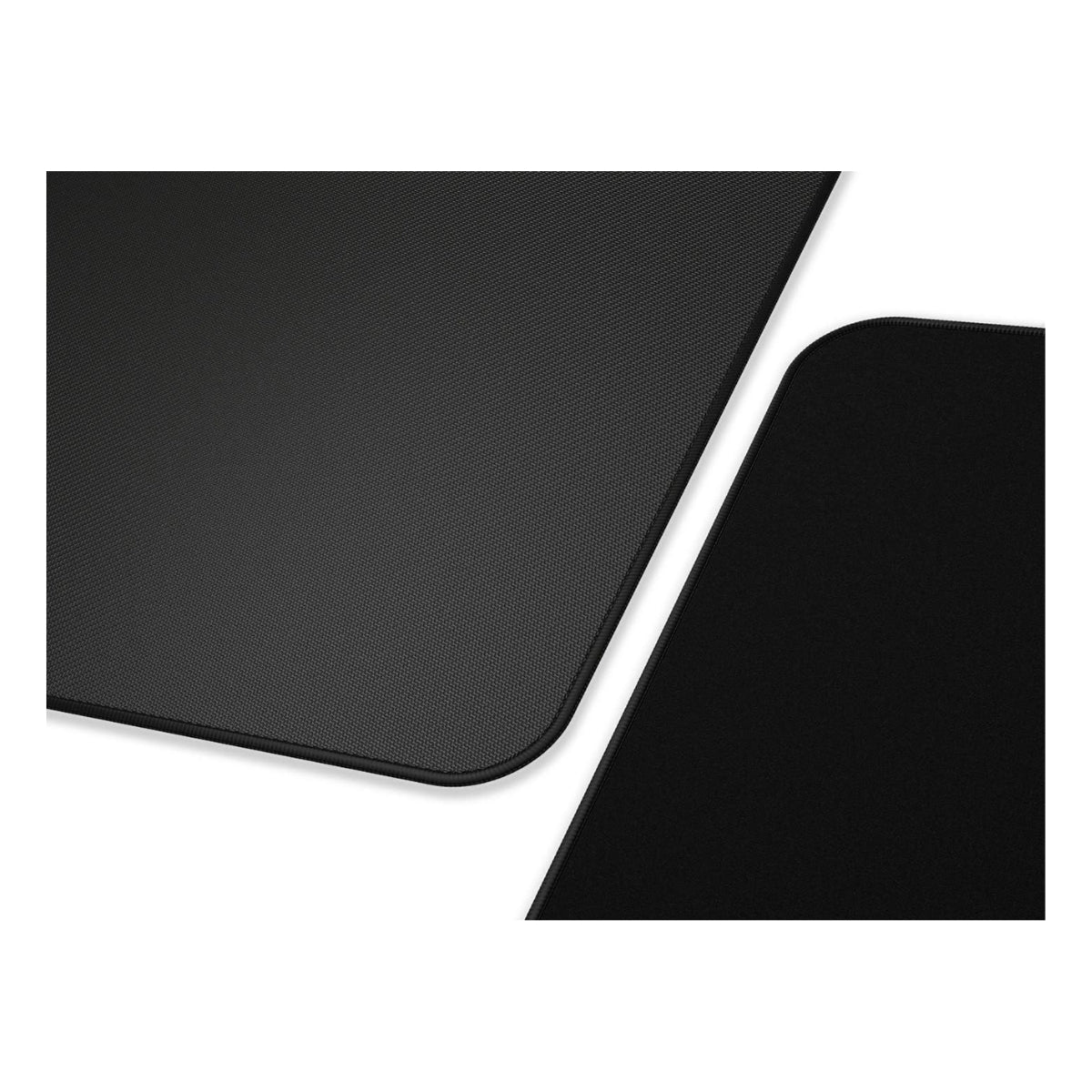 Glorious 3XL Extended Gaming Mouse Pad/Mat, Long Black Cloth, Mousepad, Stitched Edges, 48x24 |Black