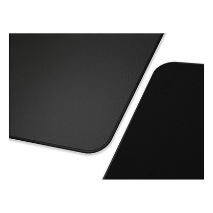 Glorious 3XL Extended Gaming Mouse Pad/Mat, Long Black Cloth, Mousepad, Stitched Edges, 48x24 |Black