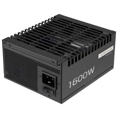 Asus Pro WS Power Supply, 1600W Power, 80 PLUS Platinum Efficiency, ATX 3.1 Compatible, Dual-Ball Fan Bearings, Gold-Plated High-Performance Copper Pins, Black | 90YE00Z2-B0NA00