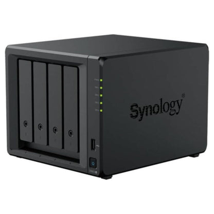 Synology DiskStation DS925+ 4-Bay NAS Server | AMD Ryzen V1500B Processor | 4GB RAM | Hot-Swappable Drive Bays | NVMe SSD Support | Black | DS925+