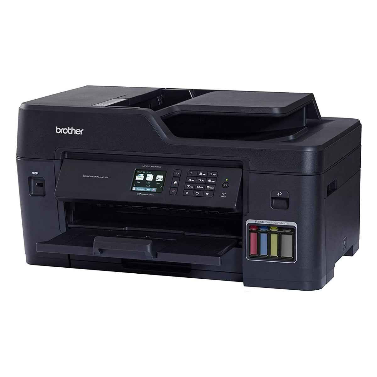 Brother MFC-T4500DW Color Inkjet Multi-function Printer A3 Color All-in-One (Print • Scan • Copy • Fax), Duplex & WiFi