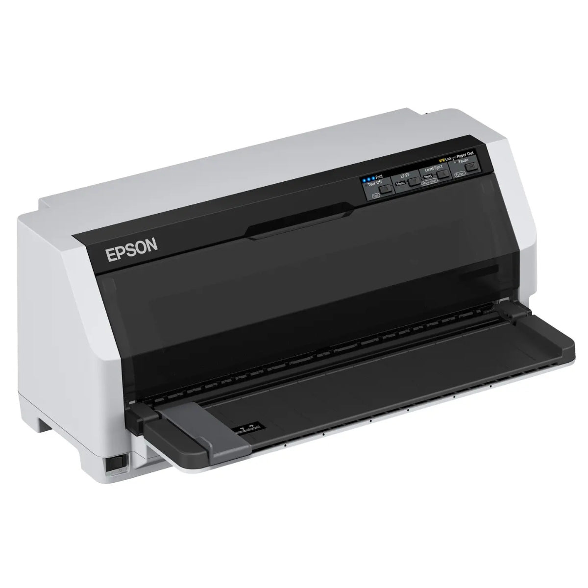 Epson LQ-690II 24-Pin Dot Matrix Printer, 24-Pin Printing Method, Up to 10 CPI Printing Speed, 360 x 180 DPI Resolution, USB 2.0 Connectivity, White / Black | C11CJ82402