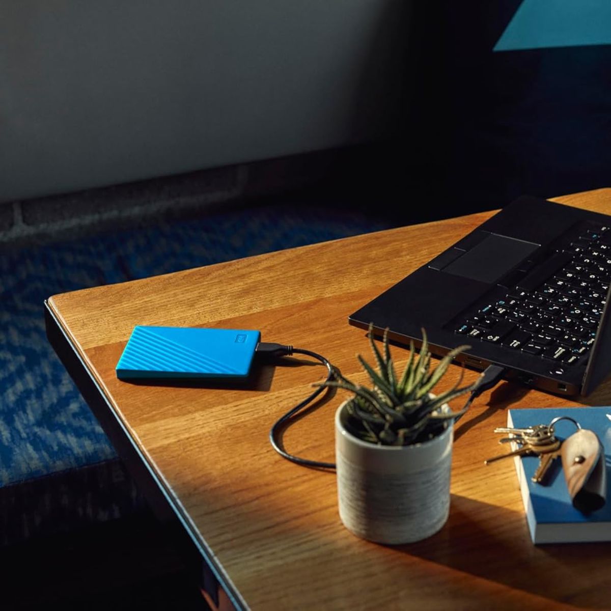 Western Digital 4TB My Passport USB 3.0 - Blue | WDBPKJ0040BBL-WESN