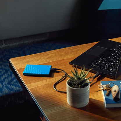 Western Digital 4TB My Passport USB 3.0 - Blue | WDBPKJ0040BBL-WESN