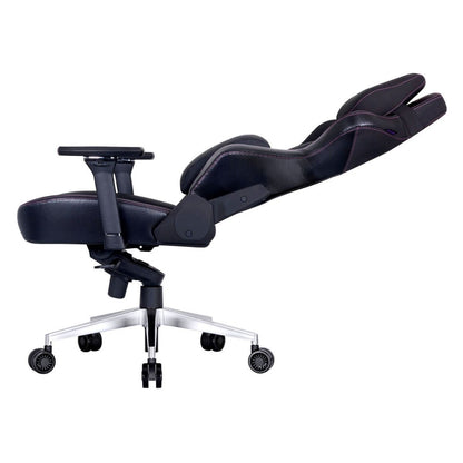 Cooler Master Caliber X2 Gaming Chair | Adjustable Lumbar Support | 180° Recline | Unibody Cold Molded Foam | Steel Frame | 75mm Silent Caster | 4D Armrest | Black