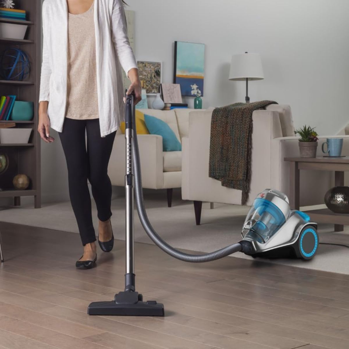 Hoover Power 7 Canister Vacuum Cleaner – 2400W, 4L Capacity, Cyclonic Cleaning | HC84-P7A-ME