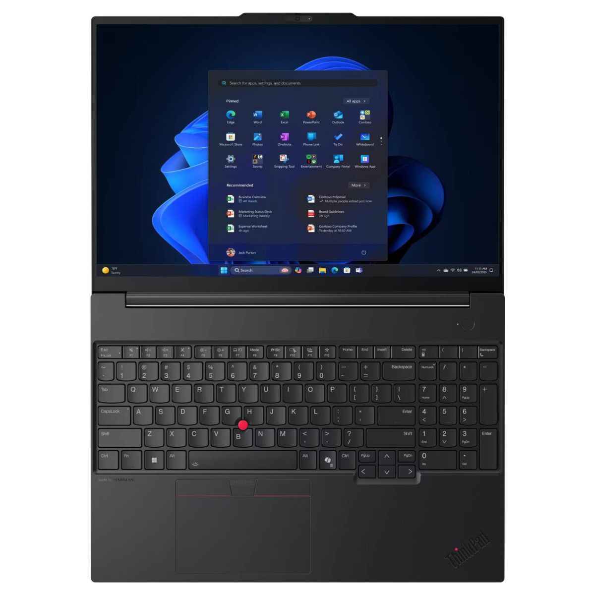 Lenovo ThinkPad E16 Gen 3 – Intel Core Ultra 7 255H, 16GB DDR5, 512GB SSD, Intel Arc Graphics, 16″ WUXGA IPS | Windows 11 Pro