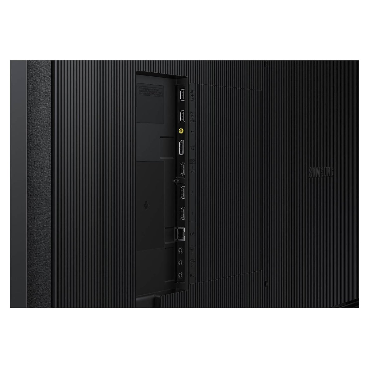 Samsung Crystal Signage QMC, 75" 4K UHD VA Display, 75Hz Refresh Rate, 8ms Response Time, 13.4mm Bezel Width, Tizen 7.0 OS, 16GB Flash Memory, 400 x 400mm VESA Mount, Black | LH75QMCEBGCXUE