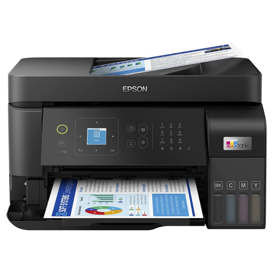 Epson EcoTank L5590 Office ink tank printer, High-speed A4 color 4-in-1 printer with ADF, Wi-Fi Direct and Ethernet, with SmartApp connectivity - C11CK57405