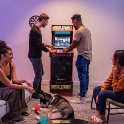 Arcade1Up Midway Legacy Mortal Kombat 30th Anniversary Edition With WiFi Arcade Machine, Adjustable Volume, Clear Deck Protector, Anti-Tip Over Strap