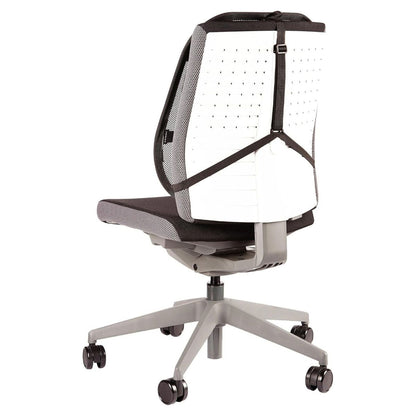 Fellowes Office Suites Mesh Back Support | Full Back Coverage | Tri-Tensioning | Breathable Mesh | Black | 9191301