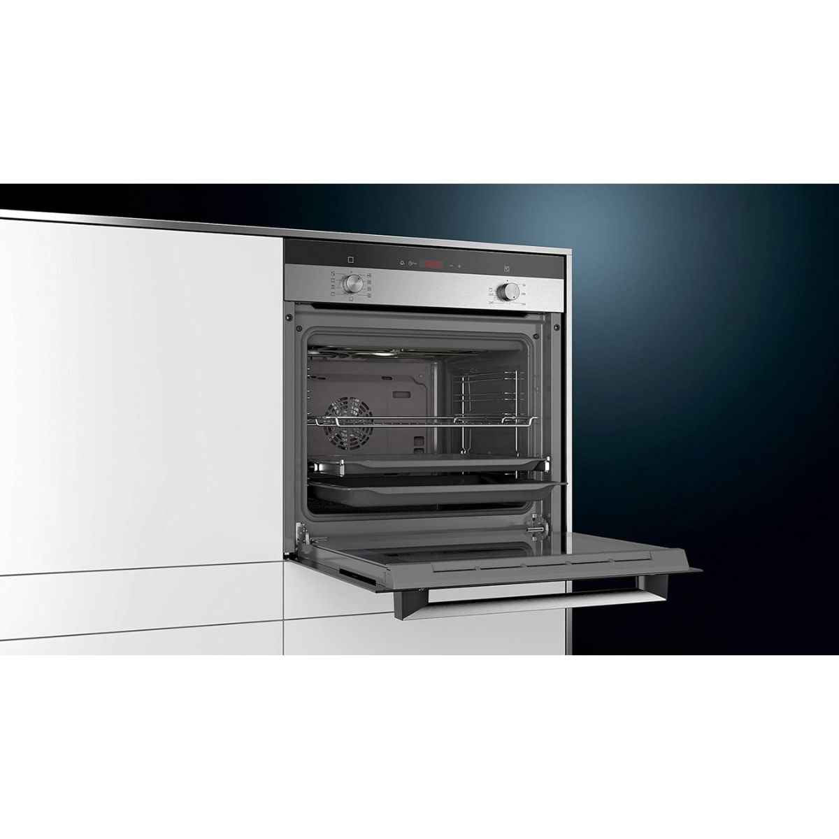 Siemens HB134JES0M Built-In Electric Oven – 60cm, 66 Liters, Fan Oven, German Engineering