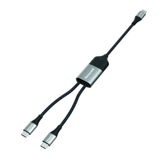 Honeywell Type-C to Dual Type-C Charge & Sync Cable, 1.8Mtr